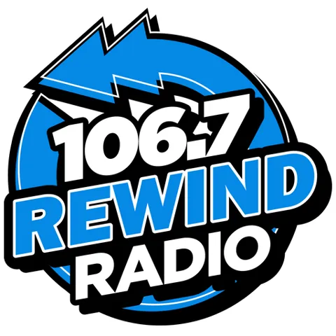 Logo 106.7 Rewind Radio