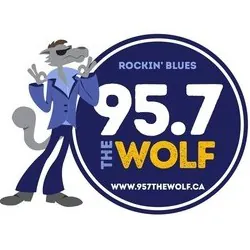 Logo 95.7 The Wolf